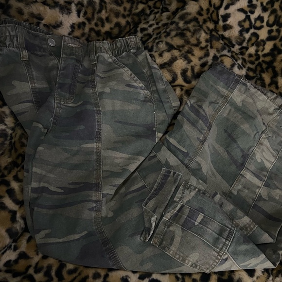 Denim - Camo Cargo Jeans